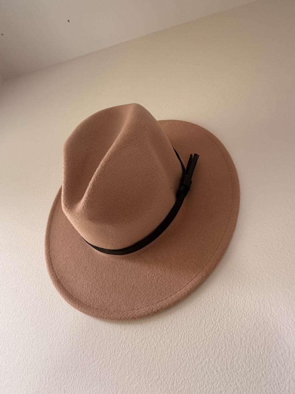 Lack Of Color Beige Wool Felt Fedora
